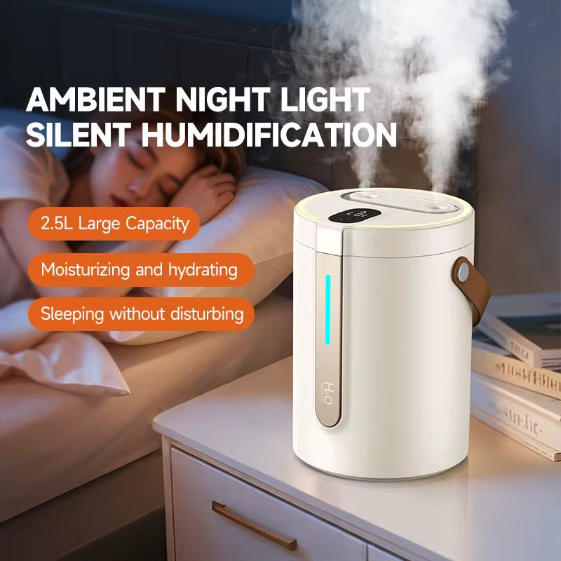 Heylovely Ultrasonic Cool Mist Humidifier with Night Light – 2.5L Adjustable