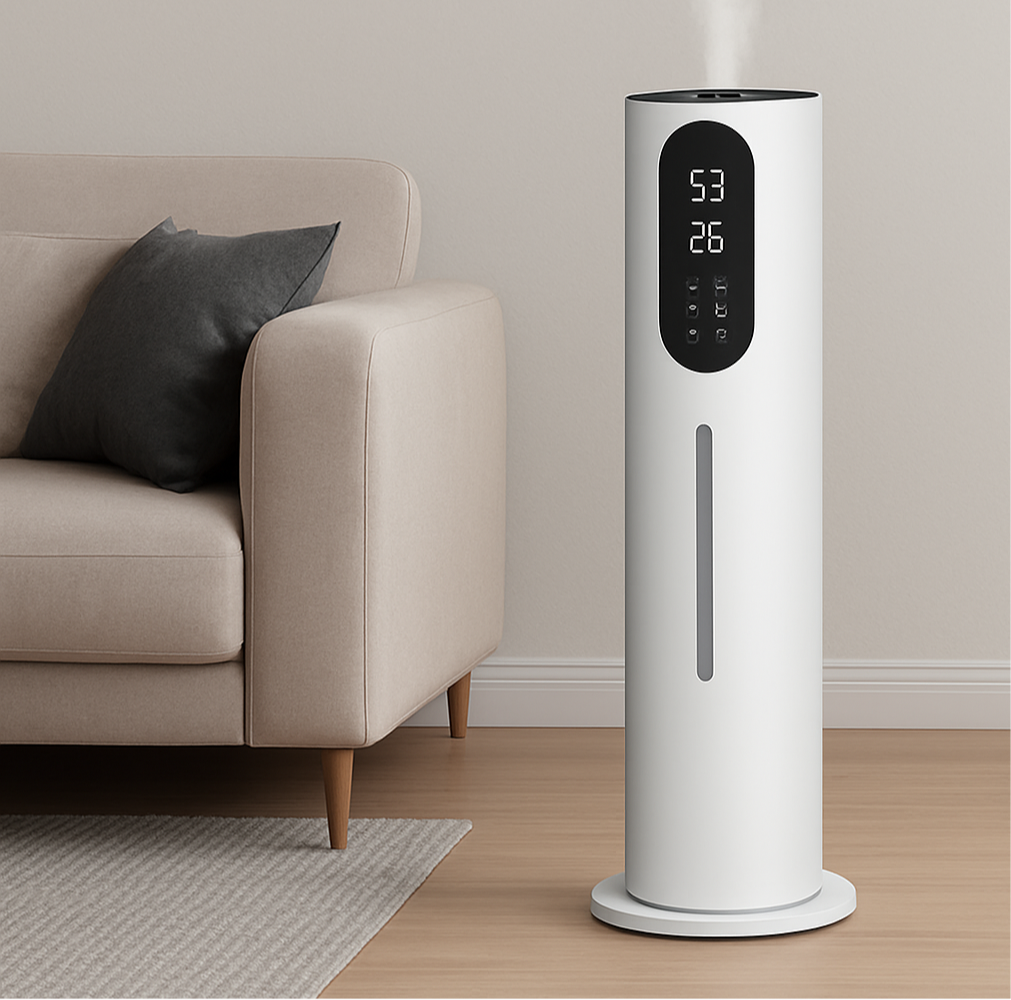 Heylovely Tower Ultrasonic Cool Mist Humidifier with Aroma Diffuser