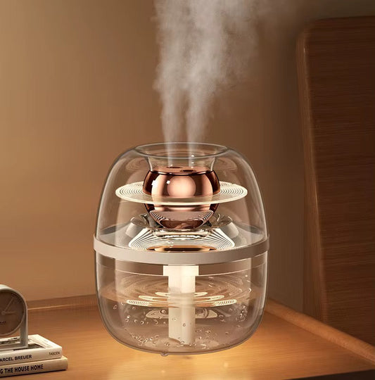 Heylovely Double Jet Cool Mist Humidifier – Silent 3L for Bedroom & Office