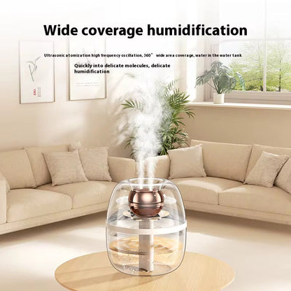 Heylovely Double Jet Cool Mist Humidifier – Silent 3L for Bedroom & Office