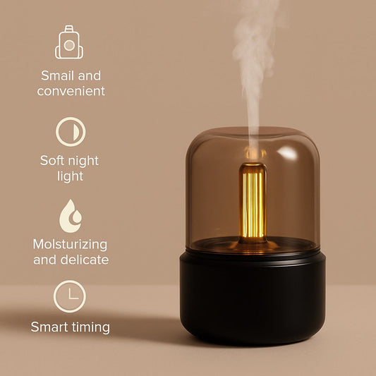 Heylovely Serenity Candlelight Aroma Diffuser & Humidifier